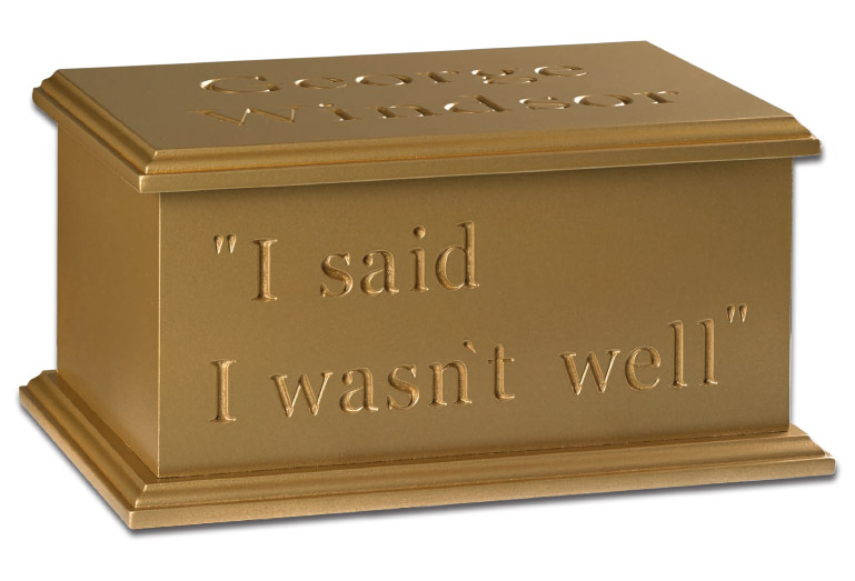 Artiste Engraved Caskets in Gold