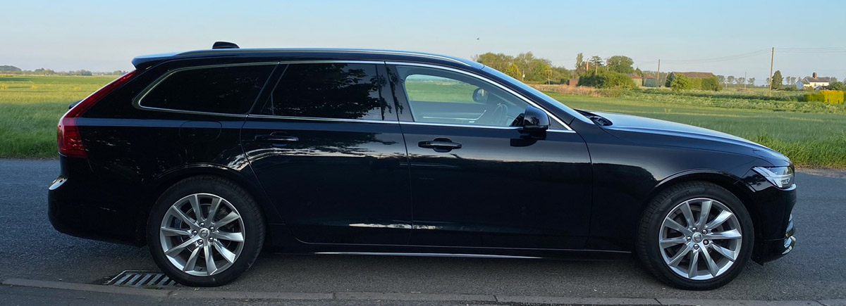 Volvo V90 4 seater estate funeral car