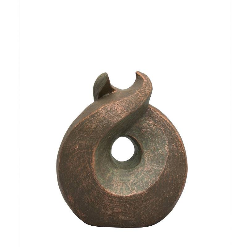 Ceramic statue abstract urn