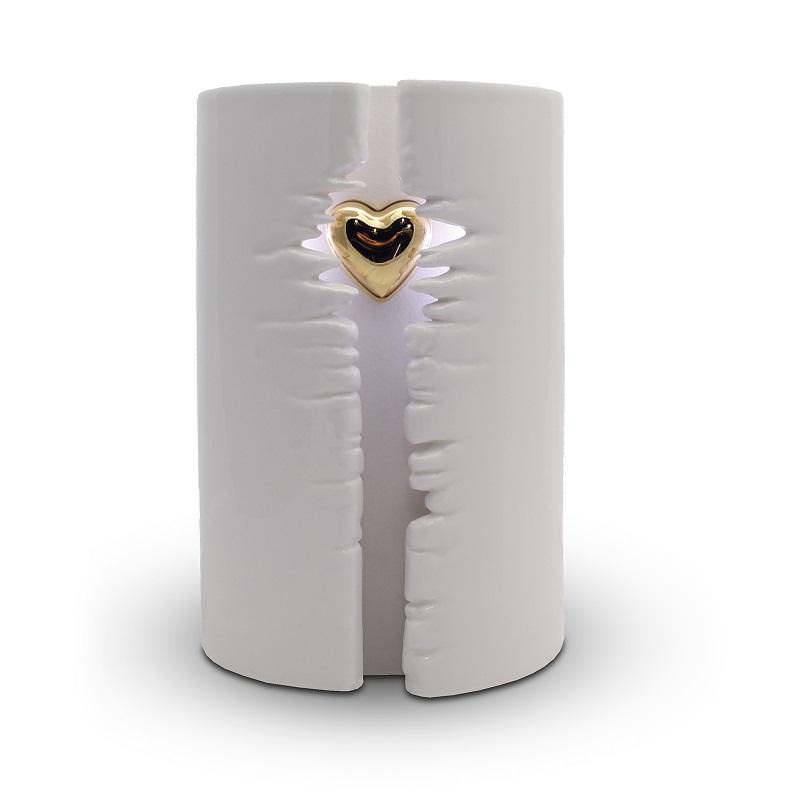 Wrapped Heart LED Urn
