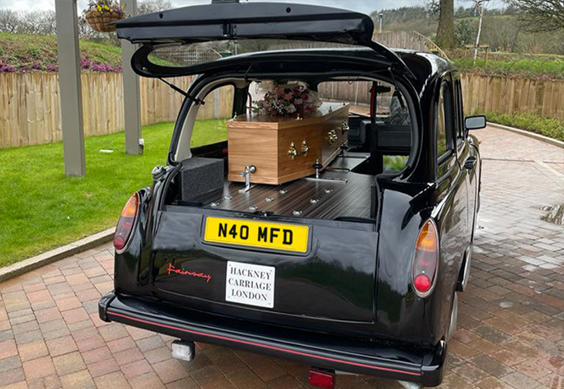 James Funeral Service Harrow Motorbike Hearse